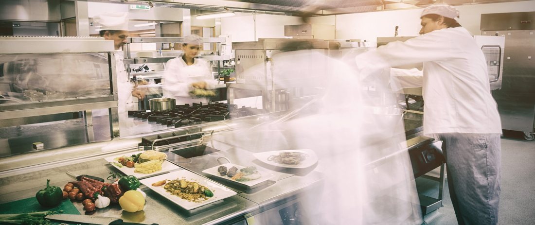 Application photograph from the Monnit Restaurants & food services guide