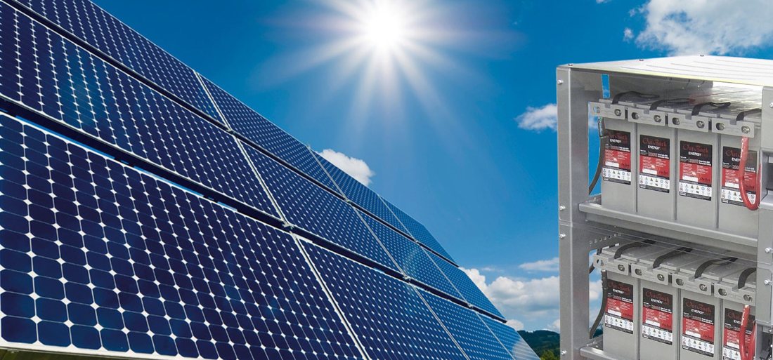 Solar energy & battery rooms environment pictured in the Monnit guide